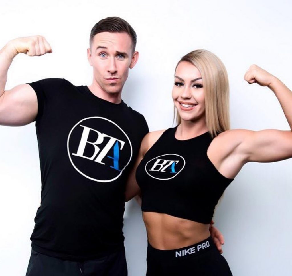 couple showing up there biceps 
