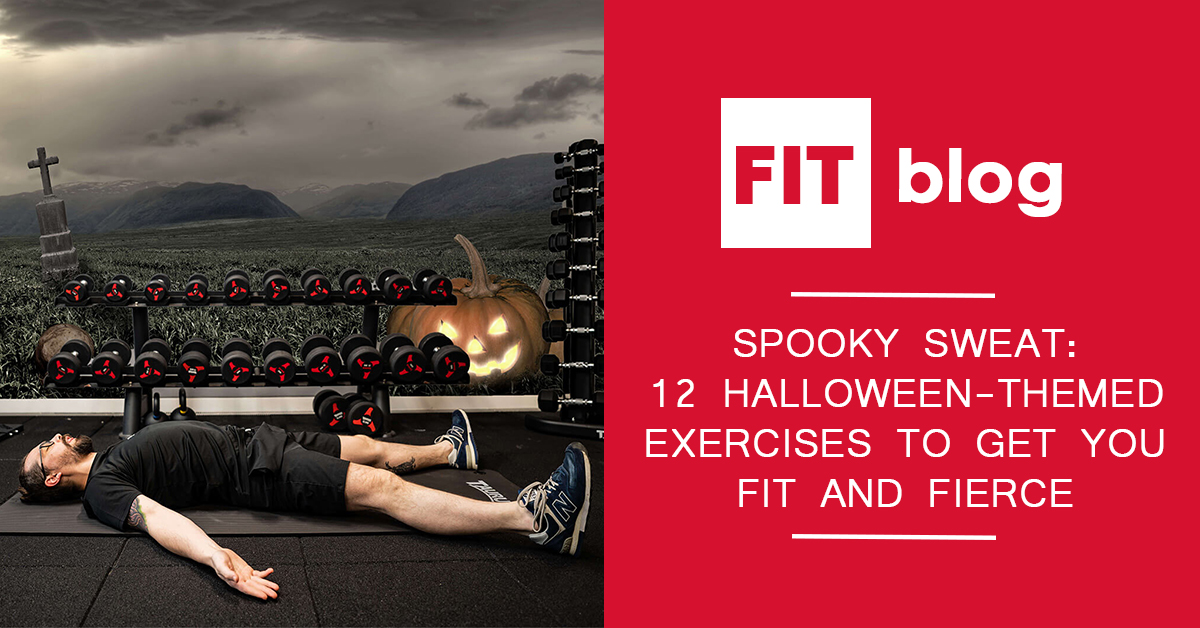 Feature image for the blog: Spooky Sweat: 12 Halloween-Themed Exercises to get you Fit and Fierce