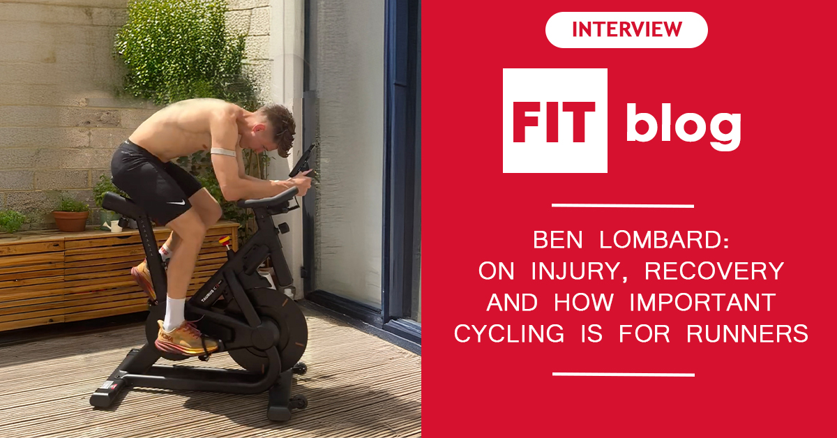 Feature image for the blog: Ben Lombard: On Injury, Recovery and How Important Cycling is for Runners